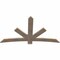 Ekena Millwork Alberta Smooth Timber Gable Bracket, Douglas Fir, 72"W x 42"H x 1 1/2"D x 5 1/2"F, 14/12 Pitch GBW072X42X0206ALB00SDF - alternate 3